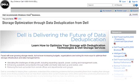 Dell - Data Deduplication